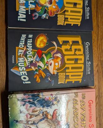 Lotto tre libri di Geronimo Stilton