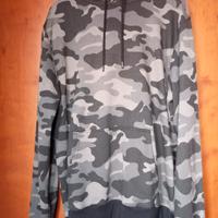 felpa uomo Terranova grigio camouflage