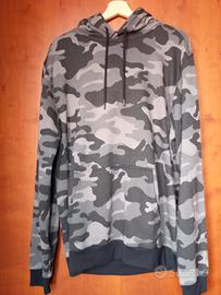 felpa uomo Terranova grigio camouflage