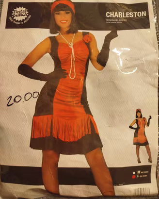 Costume Charleston Anni '20 + accessori extra 
