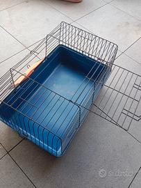 Gabbia per coniglio o cavia e casetta
