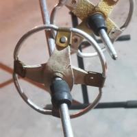 Bastoncini sci epoca cober milano anni 50