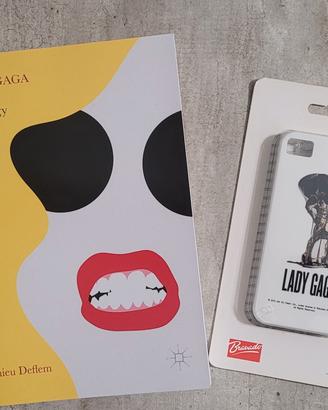 lady gaga libro + cover iphone
