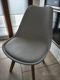 Sedie Tomasucci Evo Kiki Wood bianche