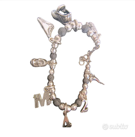 Giovanni Raspini - bracciale argento con charms