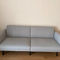 Divano letto 3 posti con schienale reclinabile