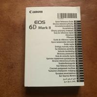 Canon EOS 6D Mark II Guida rapida multilingue