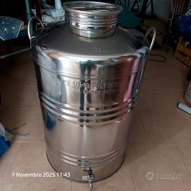 Recipiente acciaio da 100 litri 50 euro. 