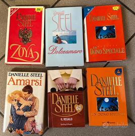 6 pz libri di Danielle Steel romanzi d’amore