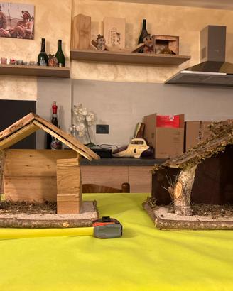 Casette per presepe fatte a mano