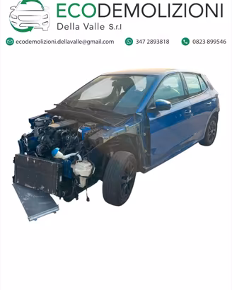 RICAMBI SKODA FABIA 2022 1.0 BENZINA 48KW
