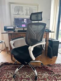 Sedia da ufficio ergonomica