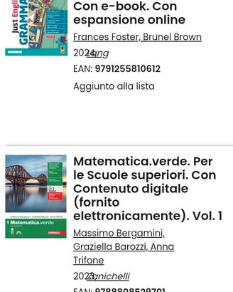 Libri scolastici
