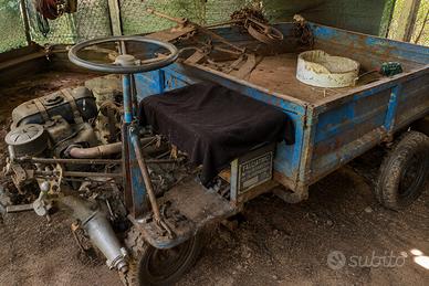 Bcs con carrello ribaltabile a benzina