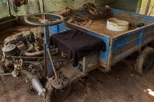 Bcs con carrello ribaltabile a benzina