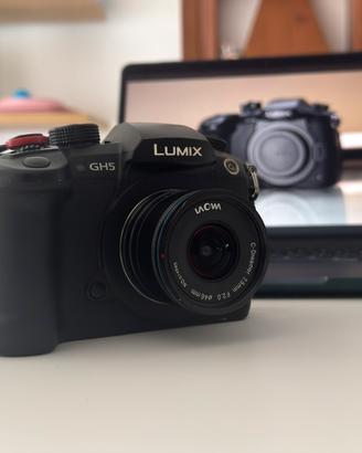 Gh5+ottiche+speedbooster ef-m43+accessori