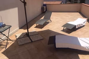 Grande terrazza fronte mare