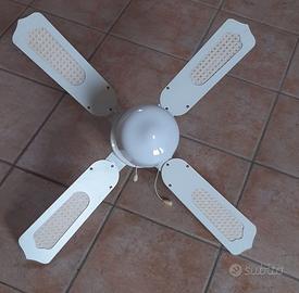 Ventilatore a pale con luce, interno / esterno