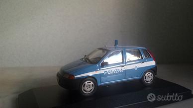 modellino fiat punto 1^ serie polizia