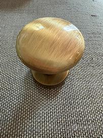 Pomello girevole porta ingresso ottone