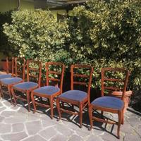 6 sedie in legno
