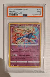 Pokemon PSA 9 Zacian 082/185 Voltaggio Sfolgorante