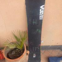 Tavola da snowboard Folks 156 con attacchi EX-RIDE