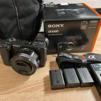 Sony α6400 + 16-50mm OSS + accessori