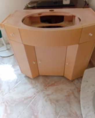 mobile bagno in legno 