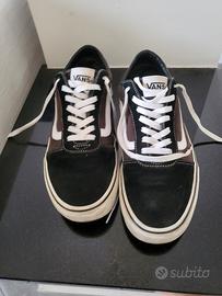 Vans Scarpe Uomo Nere e Bianche Tg 45