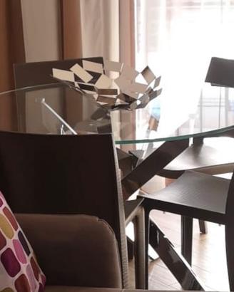 Tavolo BARONE Bontempi tondo diametro 110cm