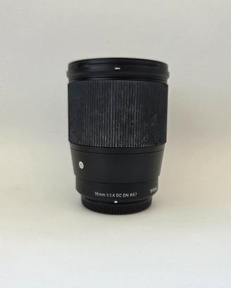 Sigma 16mm f/1.4 DC DN – Attacco MFT 