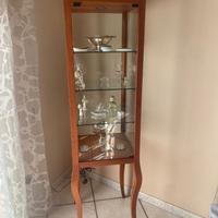 Vetrinetta in legno e vetro