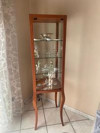 Vetrinetta in legno e vetro