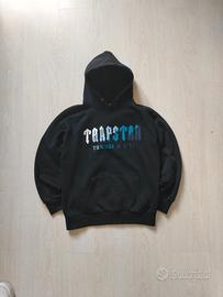 Felpa con cappuccio Trapstar nera con ricamo.