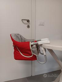 Seggiolino bimbo da tavolo per pappa