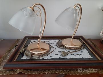 lampada da tavolo metal lux