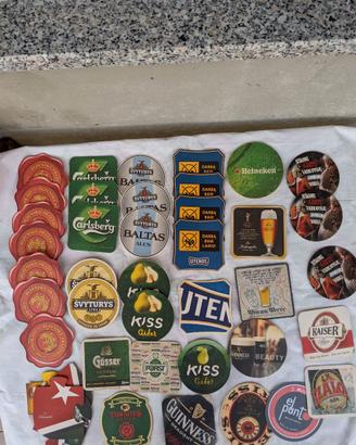 48 Sottobicchieri Birra Vintage Rare Beer Mats Lit