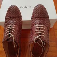 Scarpe allacciate in pelle 