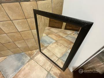 Specchio in legno nero cm79xcm58 euro 10
