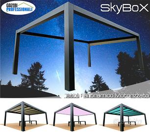 Pergotenda pensilina gazebo tettoia veranda PVC