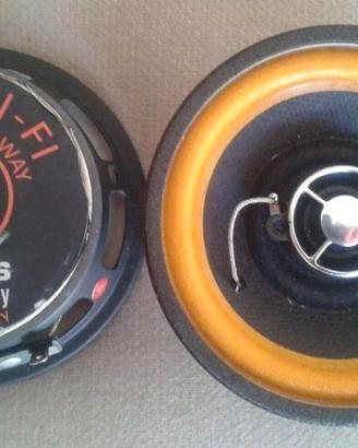 COPPIA ALTOPARLANTI  HI-FI, 10 cm, 4 ohm, 91 dB