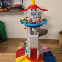 Torre paw Patrol con cani senza macchine 85 cm 