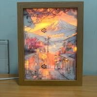 Quadri retroilluminato stile giapponese