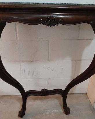 Elegante Consolle Stile Luigi XV - Piano in Marmo