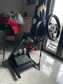 Volante Thrustmaster tx leather edition e supporto