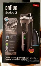 rasoio braun serie 3 con stazione di pulizia 