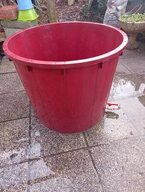 Tinozza per vino più mastella in omaggio