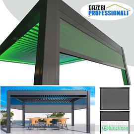 Tenda a caduta 3m per pergole bioclimatiche BioS