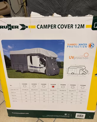 Camper Cover Brunner 12M - telo copertura Camper